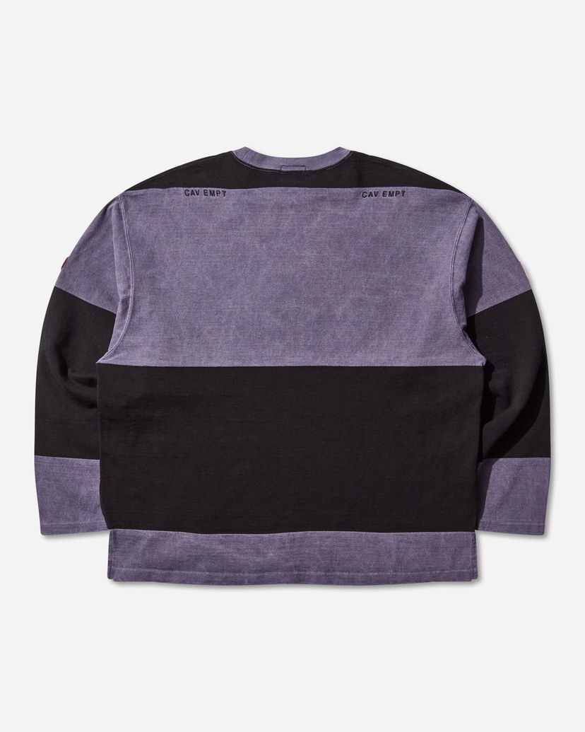 Majica kratkih rukava Cav Empt Overdye Stripe Longsleeve T-Shirt Višebojno | CES28CS20 PURPLE