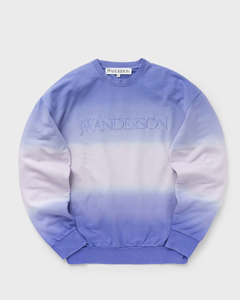 Dukserice JW Anderson LOGO EMBROIDERY GRADIENT SWEATSHIRT Plava | JW0191-PG1632-748
