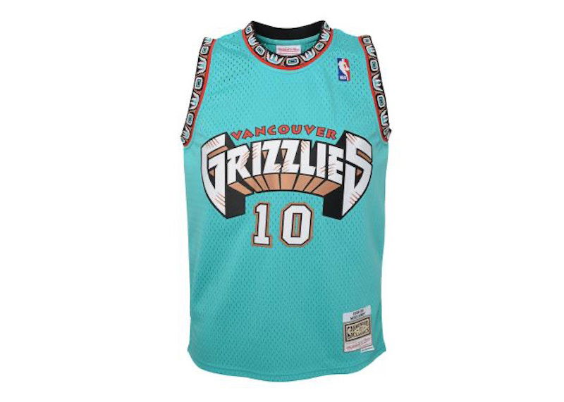 Dres Mitchell & Ness Mitchell & Ness Vancouver Grizzlies Mike Bibby Swingman Jersey Tirkiz | 9N2B7BRD0-VGZMB-Y98