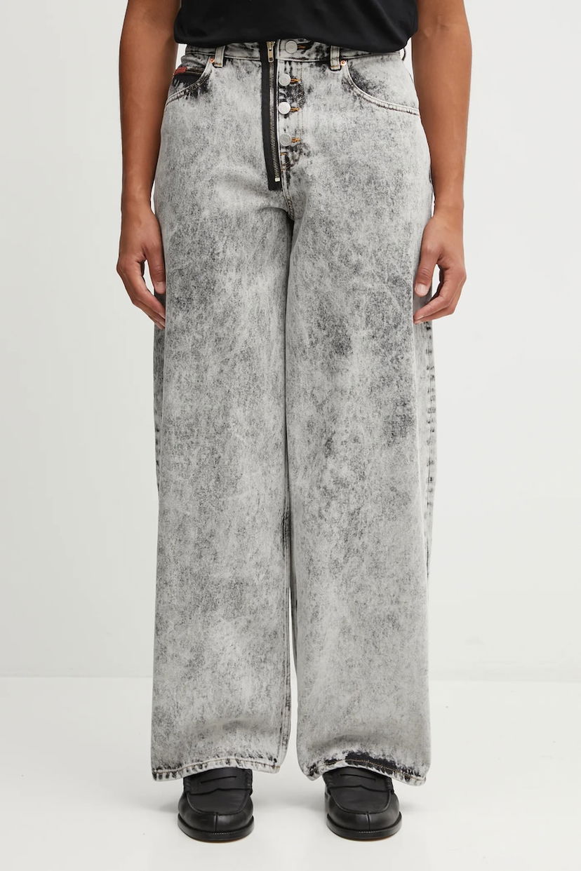 Jeans Martine Rose Martine Rose Zip Hem Jeans Siva | 259WD09049