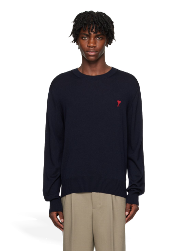 Džemper AMI Sweater Tamnoplava | HKS111.KN0025