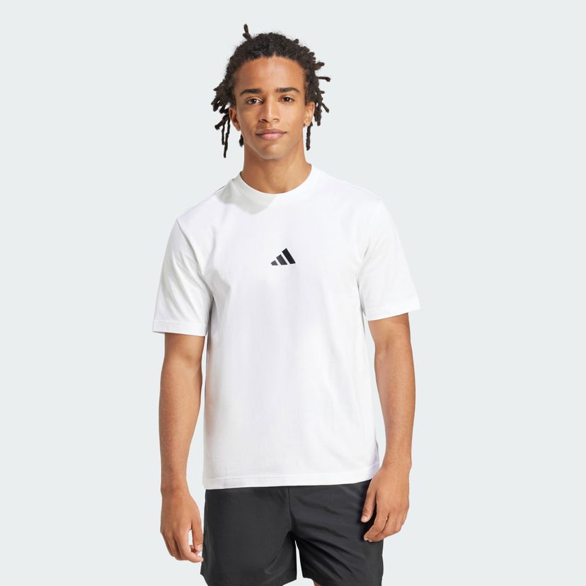 Majica kratkih rukava adidas Performance Essentials Small Logo Jersey T-Shirt Bijela | JF1092