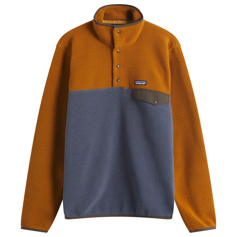 Džemper Patagonia Lightweight Synchilla Snap-T Fleece Pullover - Size Large Narančasta | 25551-SHBN