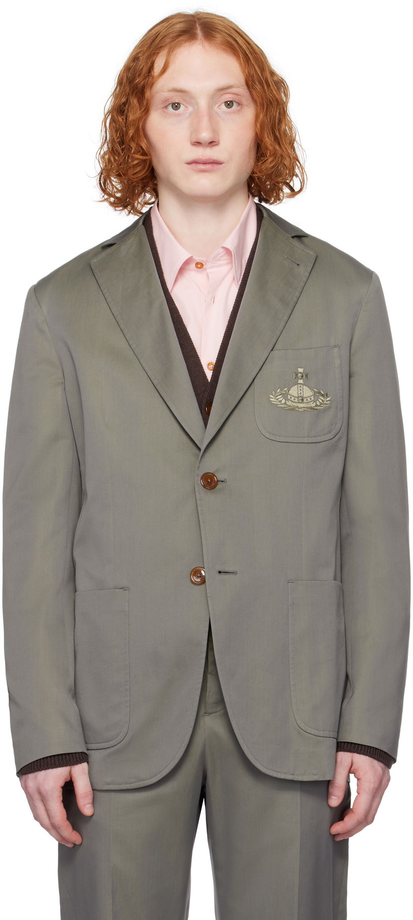 Prsluk Vivienne Westwood Vivienne Westwood Froh Blazer Zelena | 23010024-W011Z-