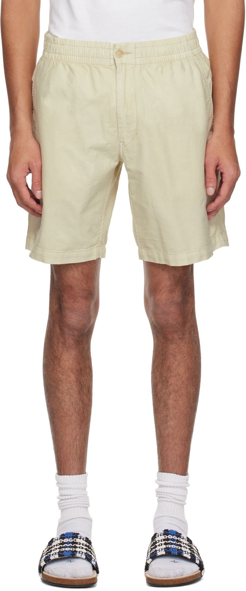 Kratke hlače Polo by Ralph Lauren Polo Ralph Lauren 8-Inch Polo Prepster Mineral-Dyed Shorts Bež | 710958587003