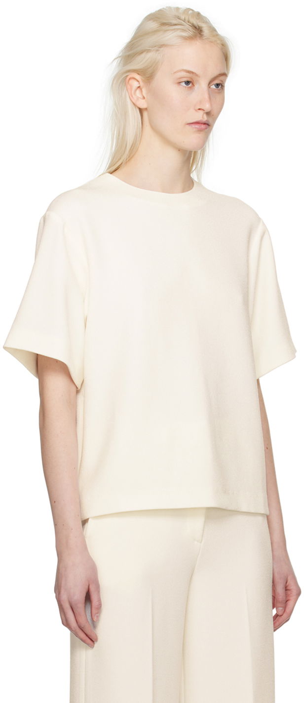 Majica kratkih rukava Anine Bing Maddie Short Sleeve T-Shirt Bijela | A-07-9806-100, 1