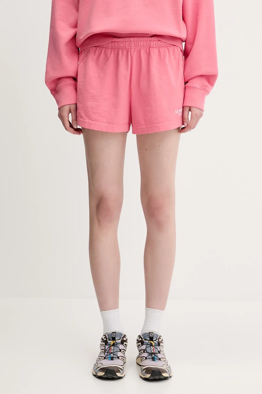 Kratke hlače Sporty & Rich Sporty & Rich Sr Sport Disco High Waist Shorts Ružičasta | SH037612304P139, 0