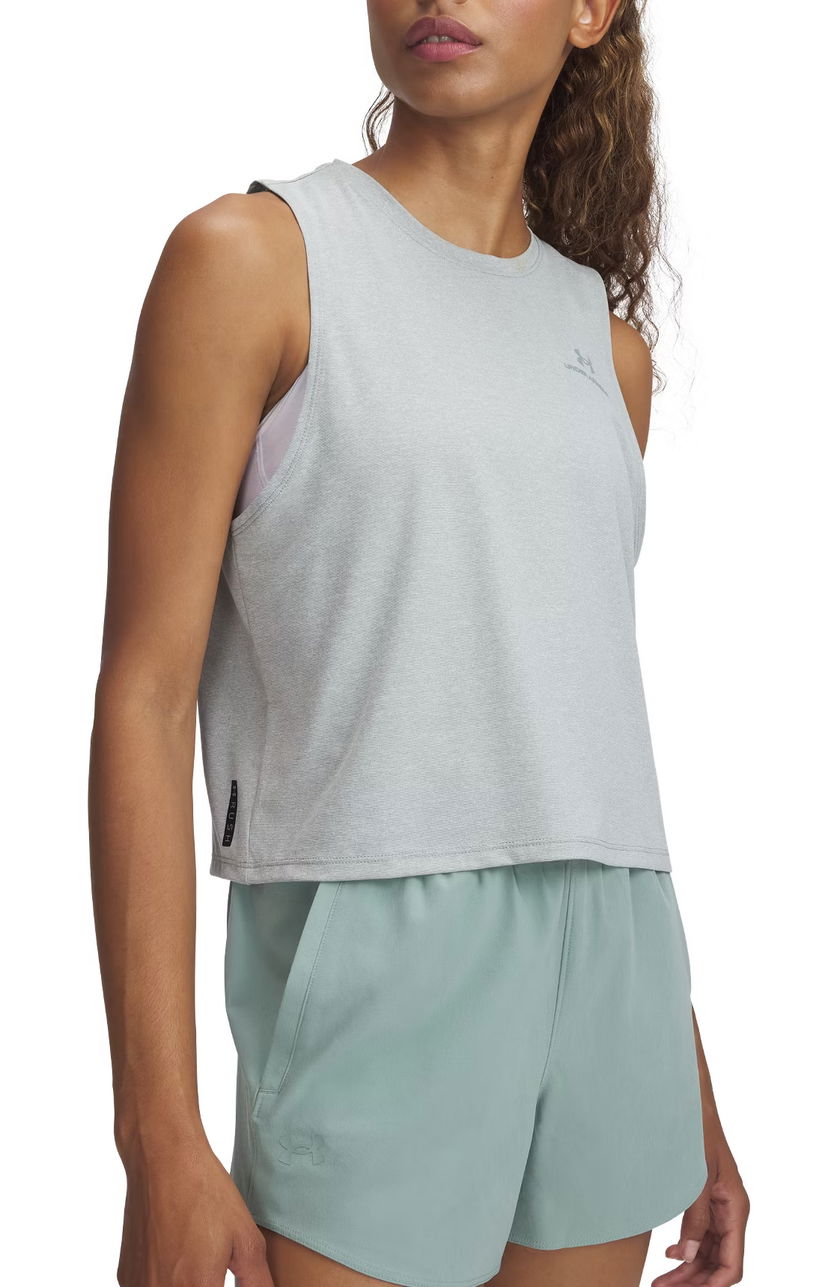 Majica bez rukava Under Armour Under Armour Vanish Energy Crop Tank Top Siva | 1383654-348