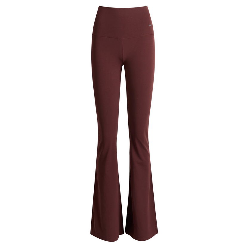 Hlače Nike Zenvy High-Waisted Flared Pants, Size X-Small Tamnocrvena | FV7921-652