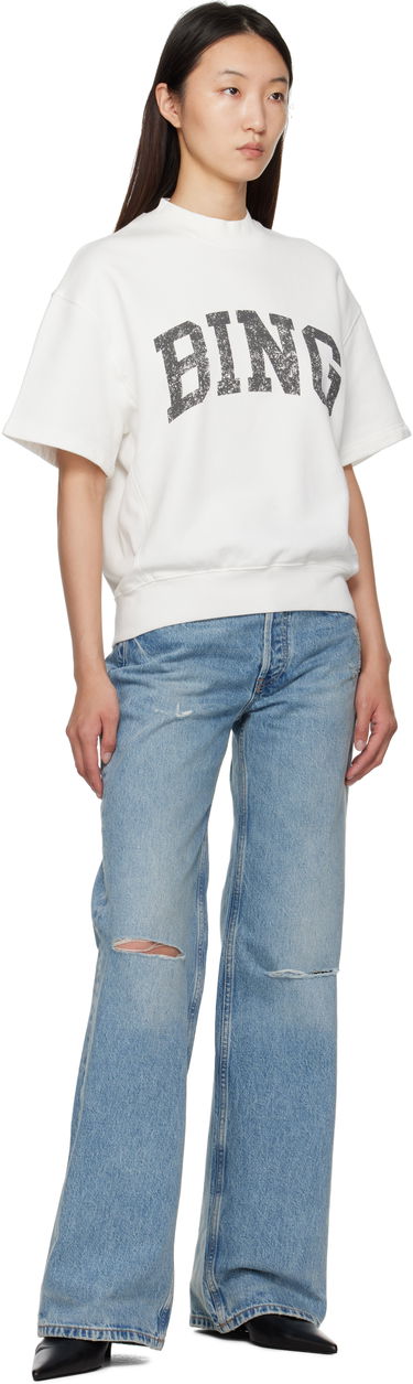 Dukserice Anine Bing ANINE BING Jay 'Bing' Sweatshirt Bijela | A-08-11002-OFW1, 3