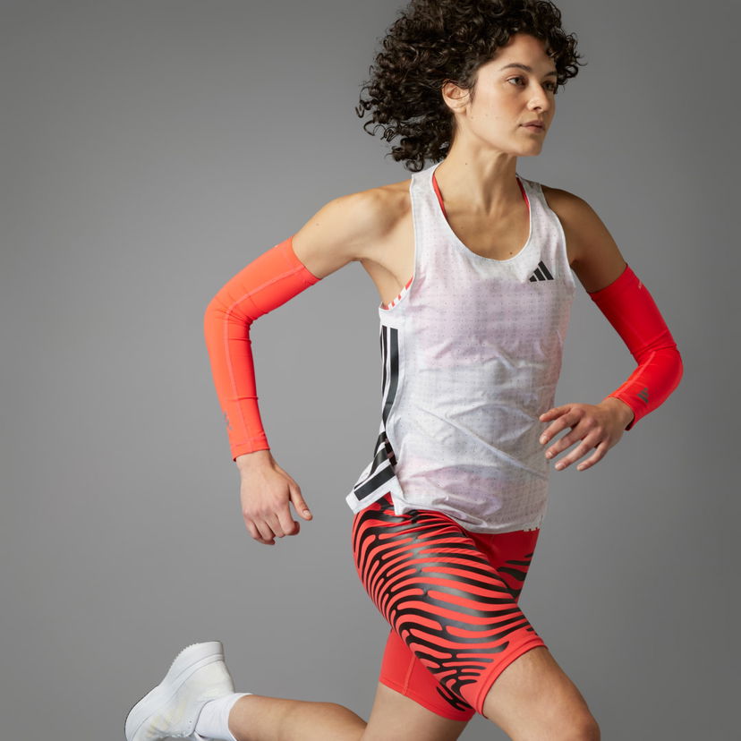 Majica bez rukava adidas Performance Adizero Running Tank Top Bijela | JC7667