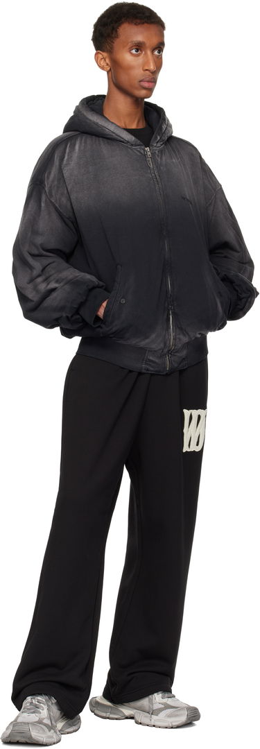 Bomber jakna We11done We11done Bomber Zip-Up Hoodie Crna | WD-TJ3-24-836-U-BK, 3