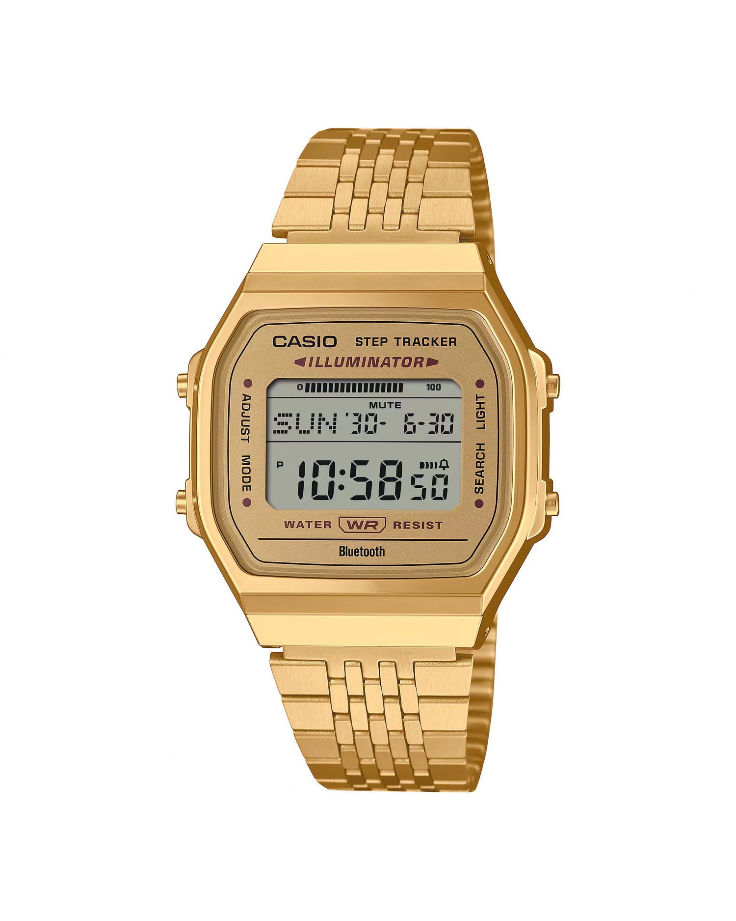 Satovi CASIO Digital Watch with Step Tracker and Bluetooth Metalik | ABL-100WEG-9AEF, 0