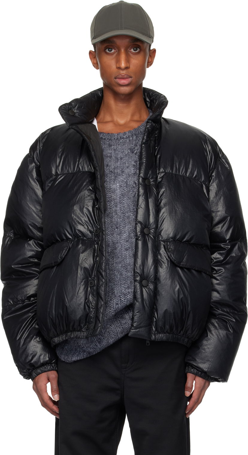 Pernata jakna OUR LEGACY Inhale Puffa Jacket Crna | M4231IPB