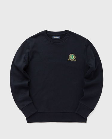Dukserice Fred Perry Tennis Badge Sweatshirt Tamnoplava | M1751-608, 2