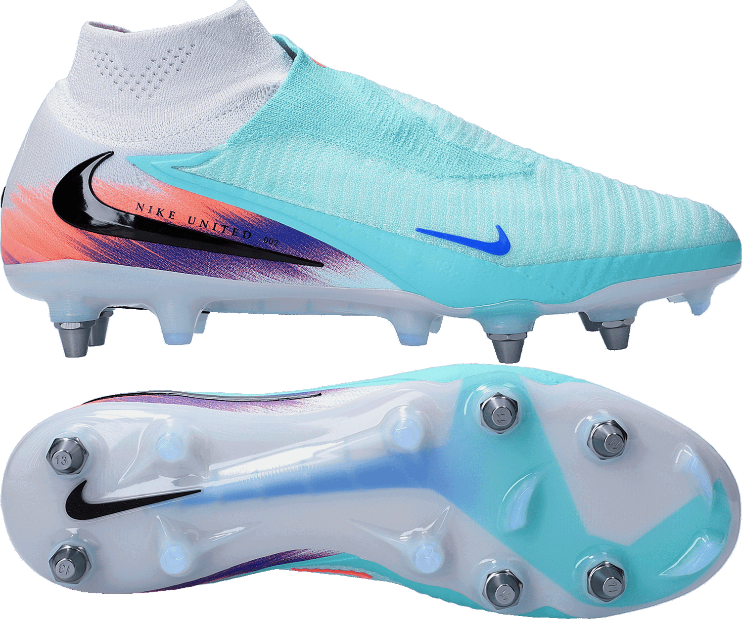 Tenisice i cipele Nike Phantom 6 High Elite SG-PRO Football Boots .002 x D. CASTELLANOS + S. WILSON Višebojno | io4297-300, 1