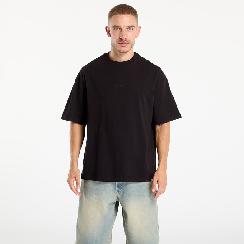 Majica kratkih rukava Mitchell & Ness Mitchell & Ness Branded Script Oversized Tee Crna | FC9605-MNNBLCK