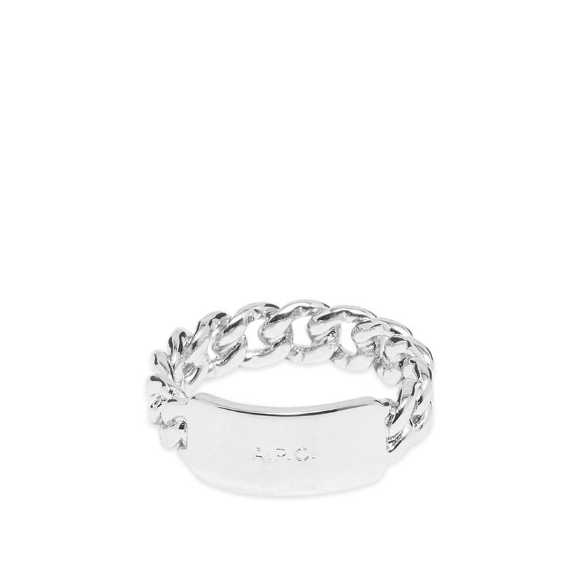 Prsten A.P.C. A.P.C. Darwin Chain ID Ring Metalik | MEACC-M70686-RAB