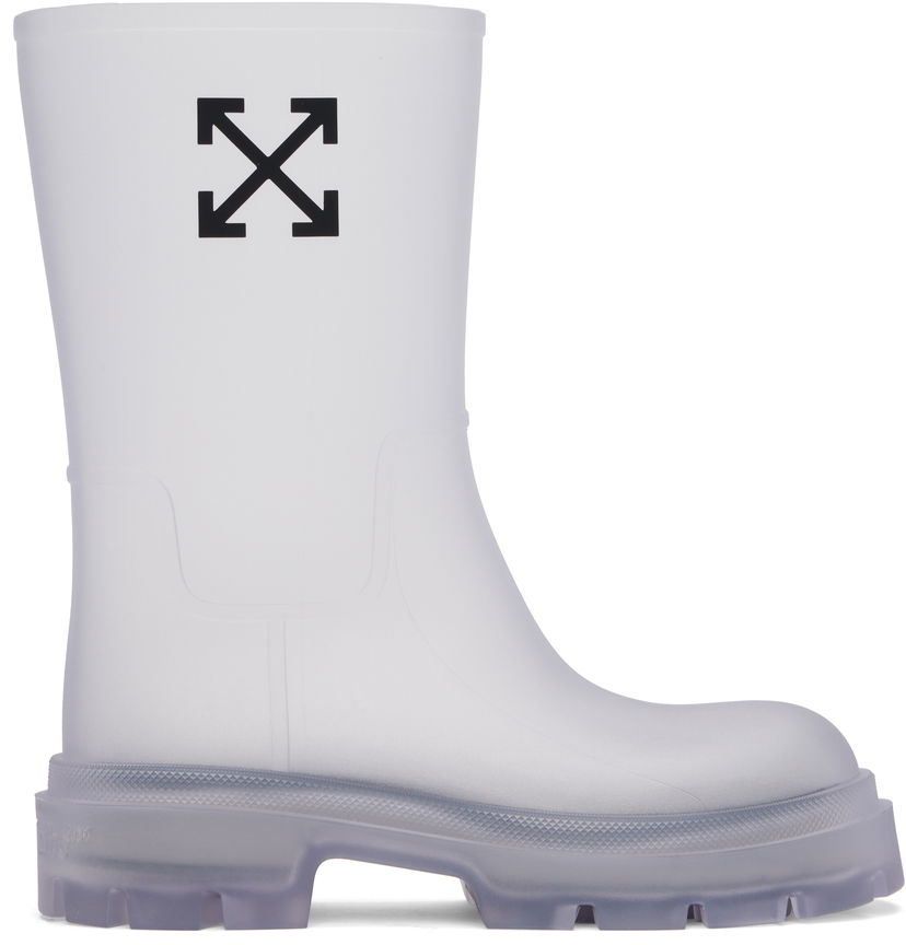 Kabanica Off-White Off-White Arrow Reboot Boots Bijela | OMIE00BS25MAT0027910