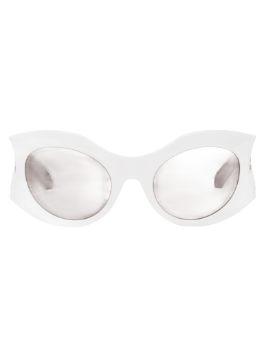 Sunčane naočale Balenciaga Hourglass Round Bijela | BB0256S