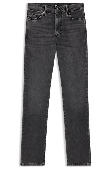 Jeans BOSS Slim-Fit Performance-Stretch Jeans Siva | 50545012