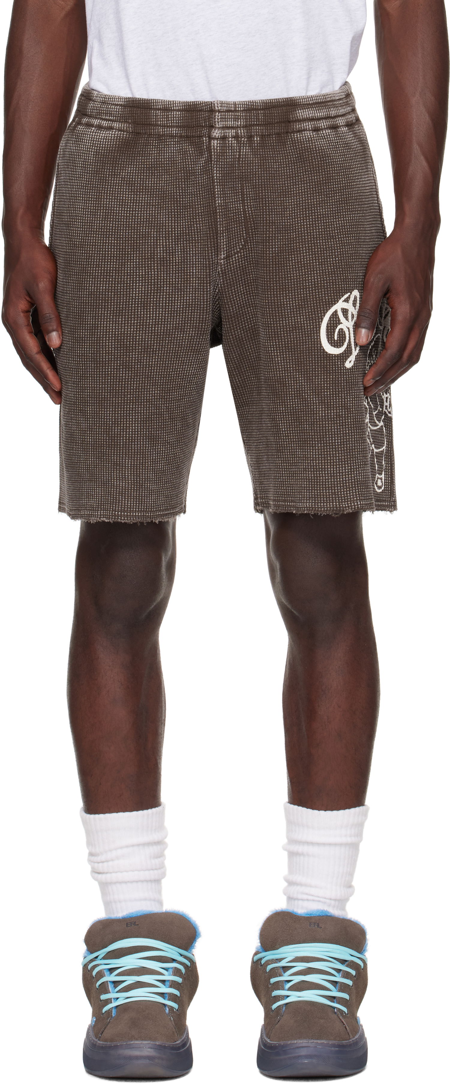 Kratke hlače Dime Dime Waffle Fighter Shorts Smeđa | DIMESU2518BRW, 0