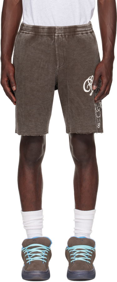 Kratke hlače Dime Dime Waffle Fighter Shorts Smeđa | DIMESU2518BRW, 0