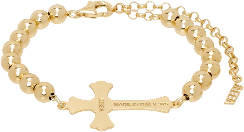 Narukvica VEERT Cross Bracelet Metalik | BR01PL-YG
