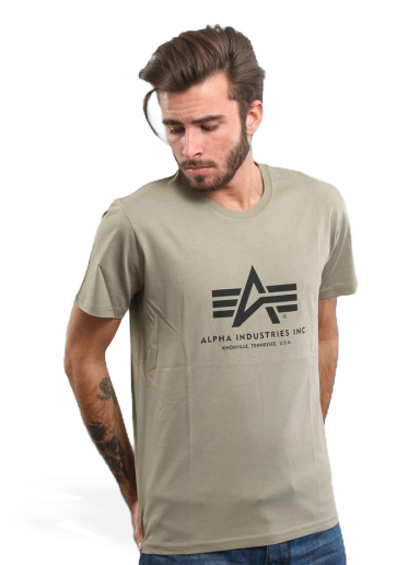 Majica kratkih rukava Alpha Industries Basic Tee Zelena | 100501 / 11