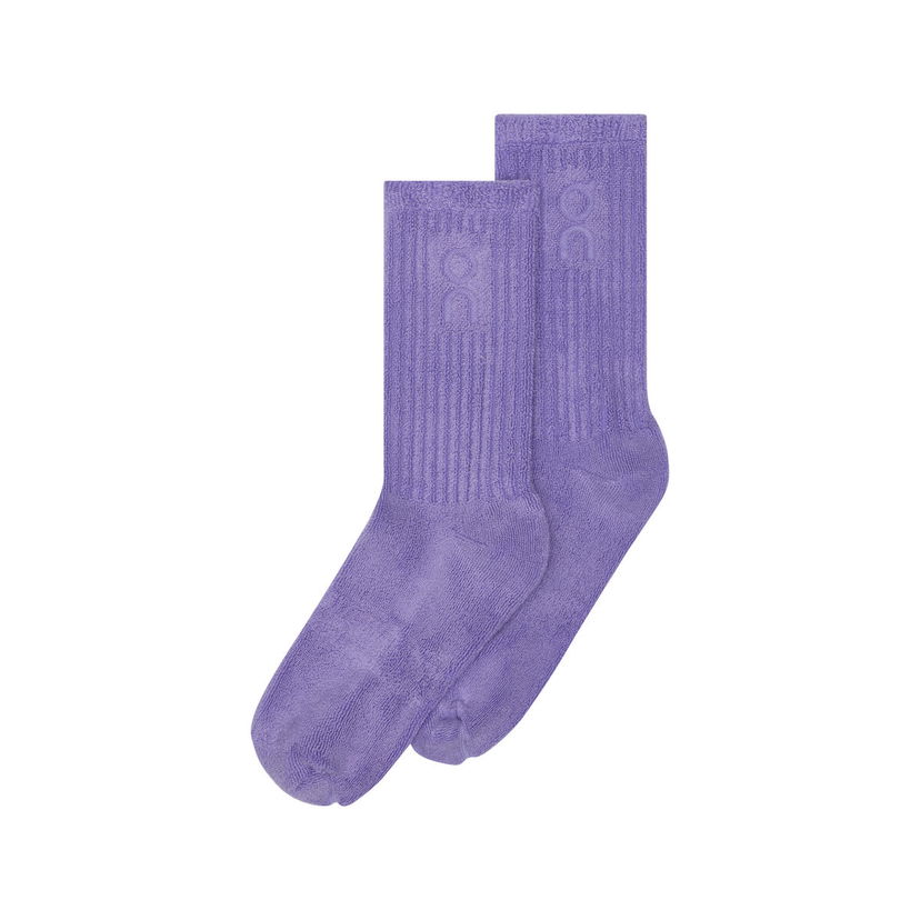 Čarape On Running Terry Socks High Ljubičasta | 2UF10123359