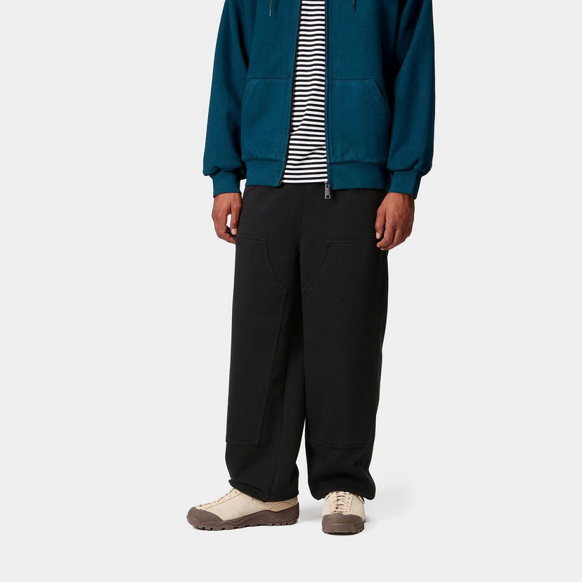 Trenirka Carhartt WIP Carhartt WIP Double Knee Sweatpants Crna | I035546_9