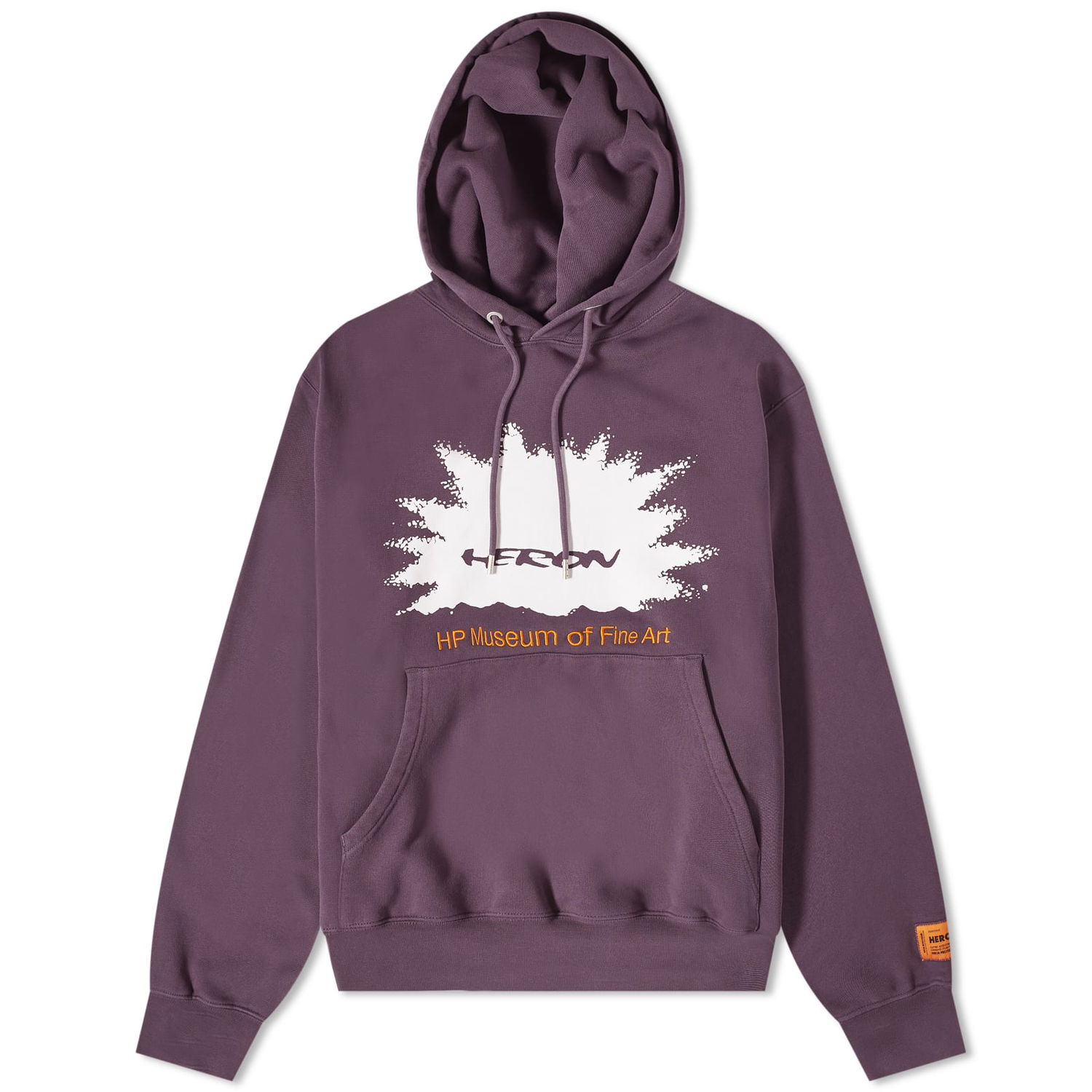 Dukserice HERON PRESTON Museum Hoodie Ljubičasta | HMBB024F23JER0053720, 0