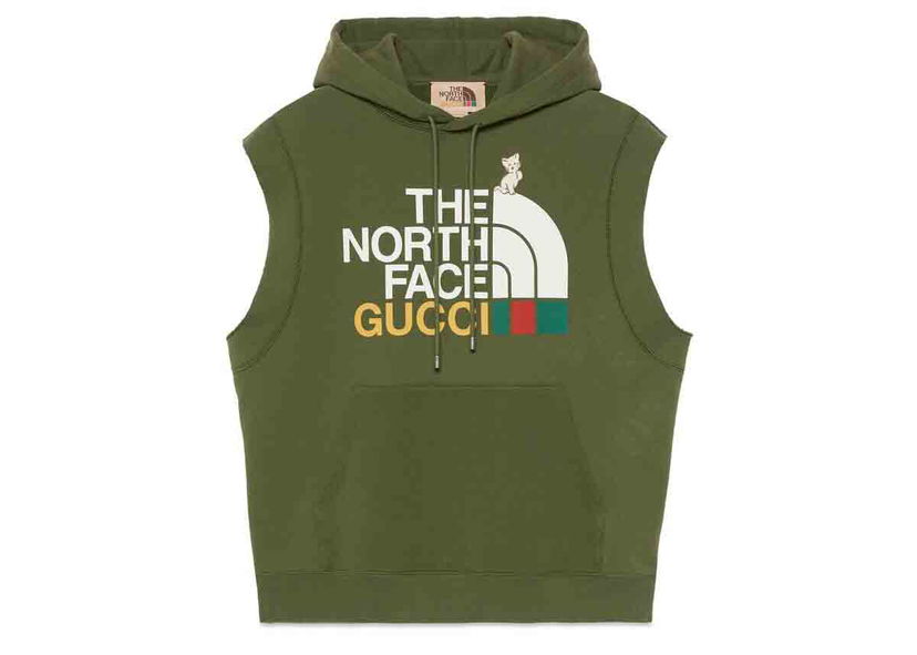 Dukserice Gucci Sleeveless Hoodie Zelena | ‎663243 XJDW2 3450