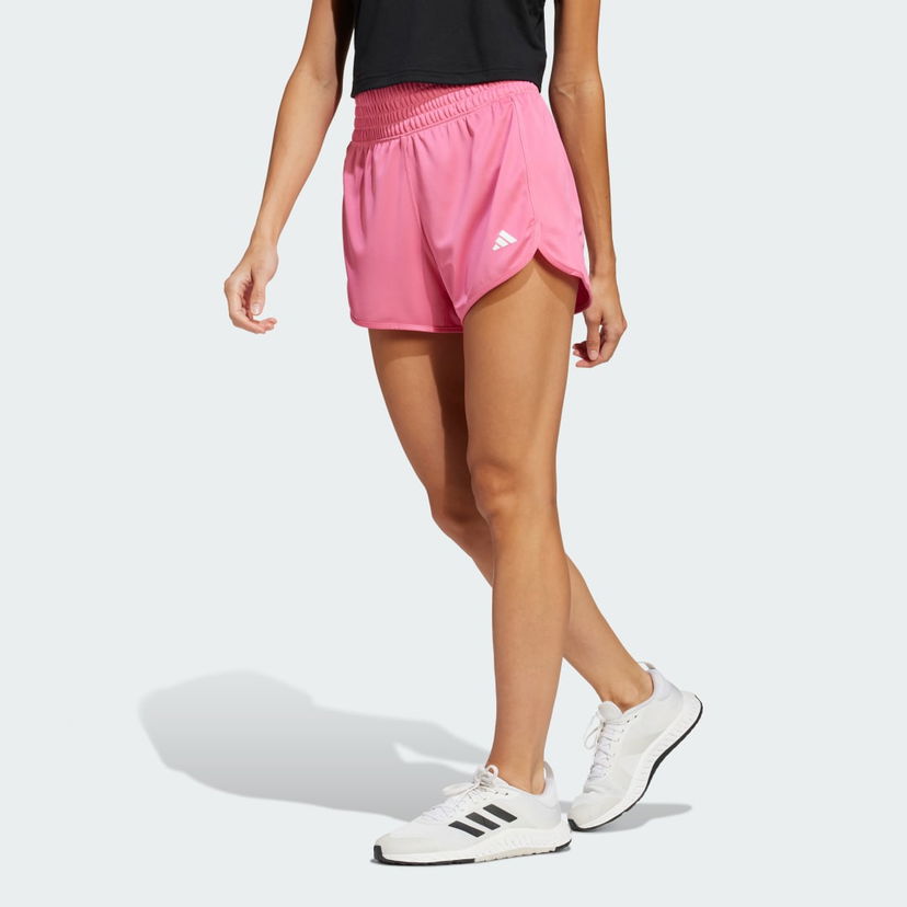 Kratke hlače adidas Performance Pacer Essentials Knit High-Rise Shorts Ružičasta | JN4662