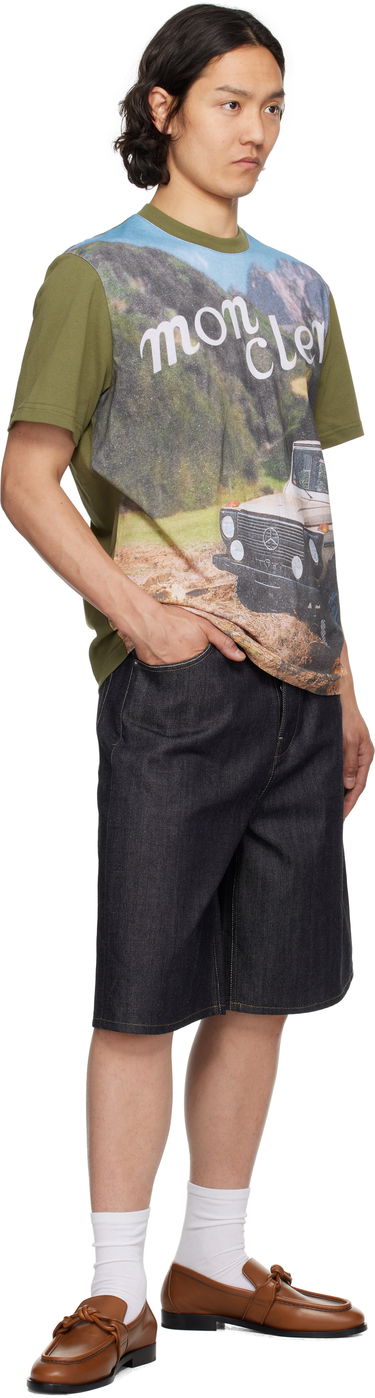 Majica kratkih rukava Moncler Moncler Genius Mercedes-Benz by NIGO Graphic Print Short Sleeve T-Shirt Zelena | K14018C0000389AB9, 3