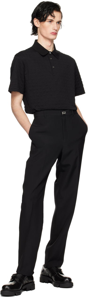 Polo majica Givenchy Classic Fit Embroidered Polo Crna | BM71KR3YPA001, 4