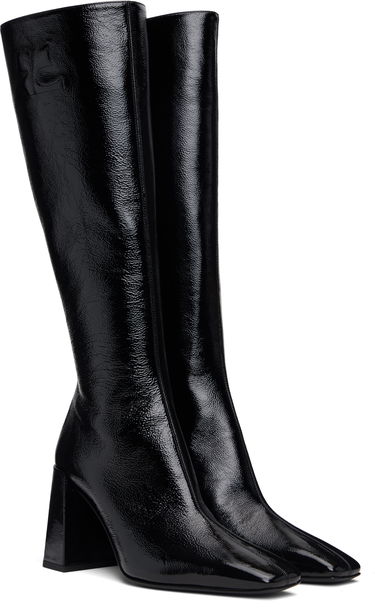 Tenisice i cipele Courrèges Courrèges Heritage Shadow Tall Boots Crna | 325SBT061CR0043, 3