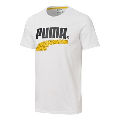 Majica kratkih rukava Puma Club Graphic Printed Short Sleeve T-Shirt Bijela | 530017-02