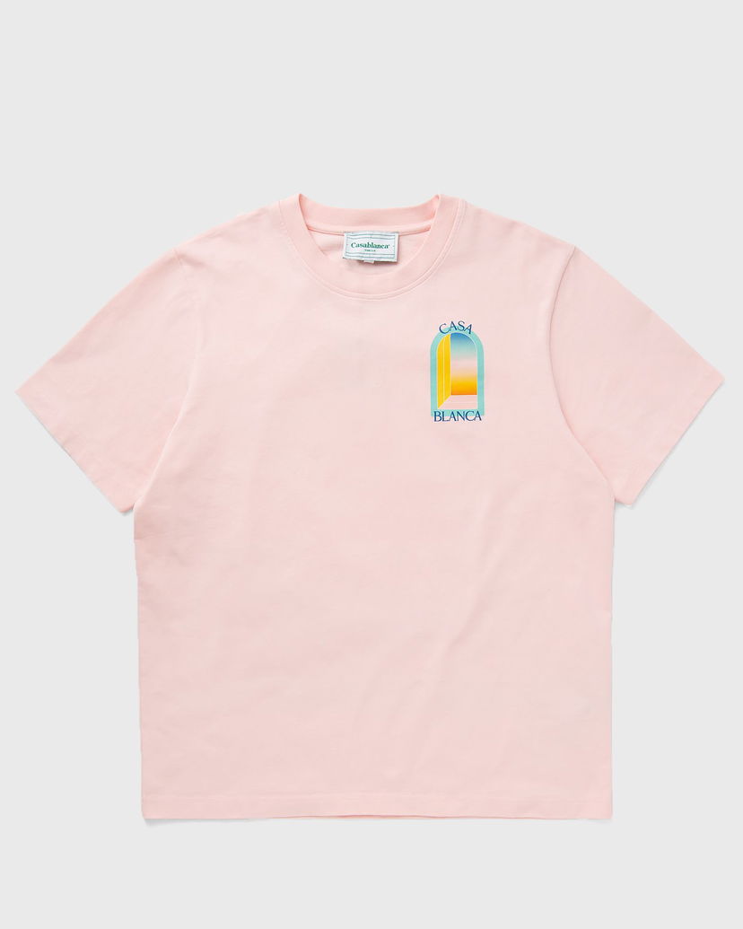Majica kratkih rukava Casablanca L'ARC COLORE PRINTED T-SHIRT Ružičasta | MPF24-JTS-001-08