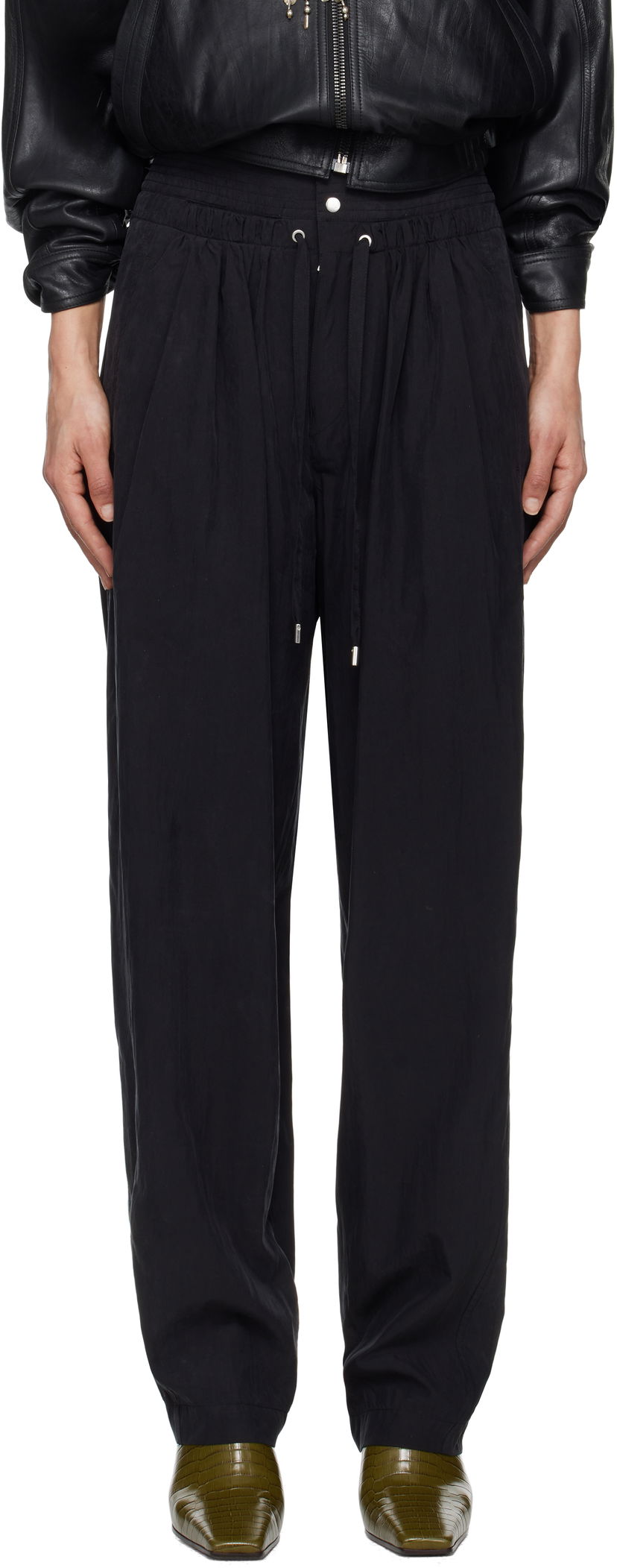 Hlače ISABEL MARANT Isabel Marant Gleen Trousers Crna | PA0541FA-C2G01I