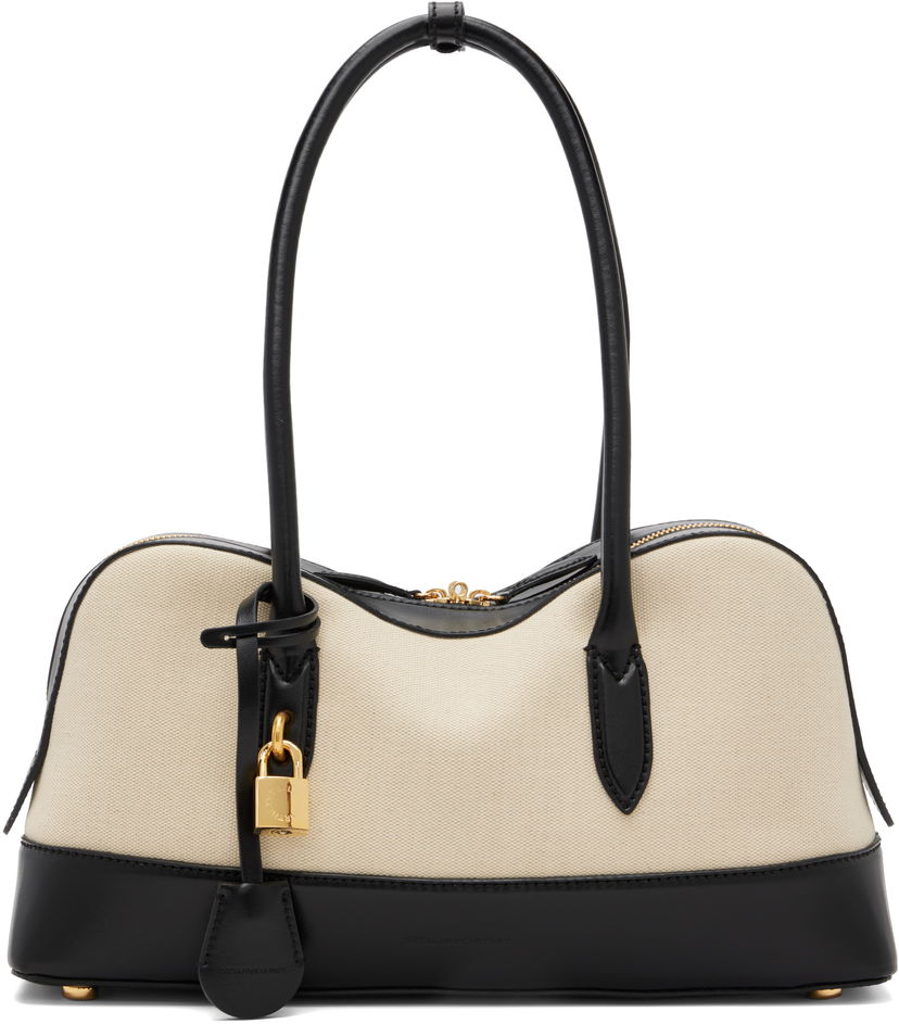 Torba za rame Stella McCartney Stella McCartney Ryder Canvas Shoulder Bag Crna | 7B0138WP0555