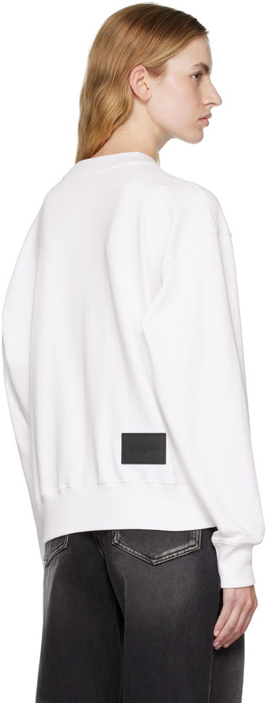 Džemper We11done We11done Rainbow Symbol Sweatshirt Bijela | WD-TS3-22-829-U-WH, 2