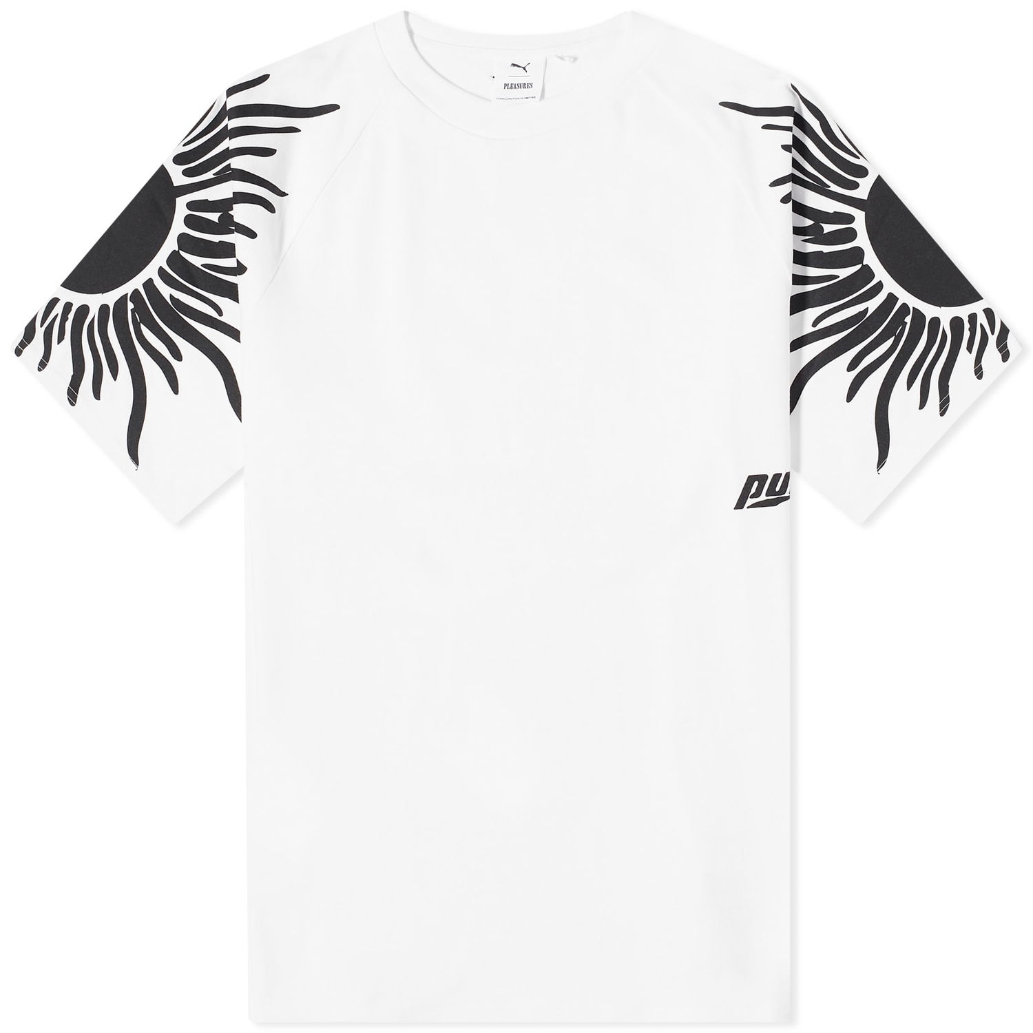 Majica kratkih rukava Puma Pleasures x Graphic T-Shirt Bijela | 625195-02, 0