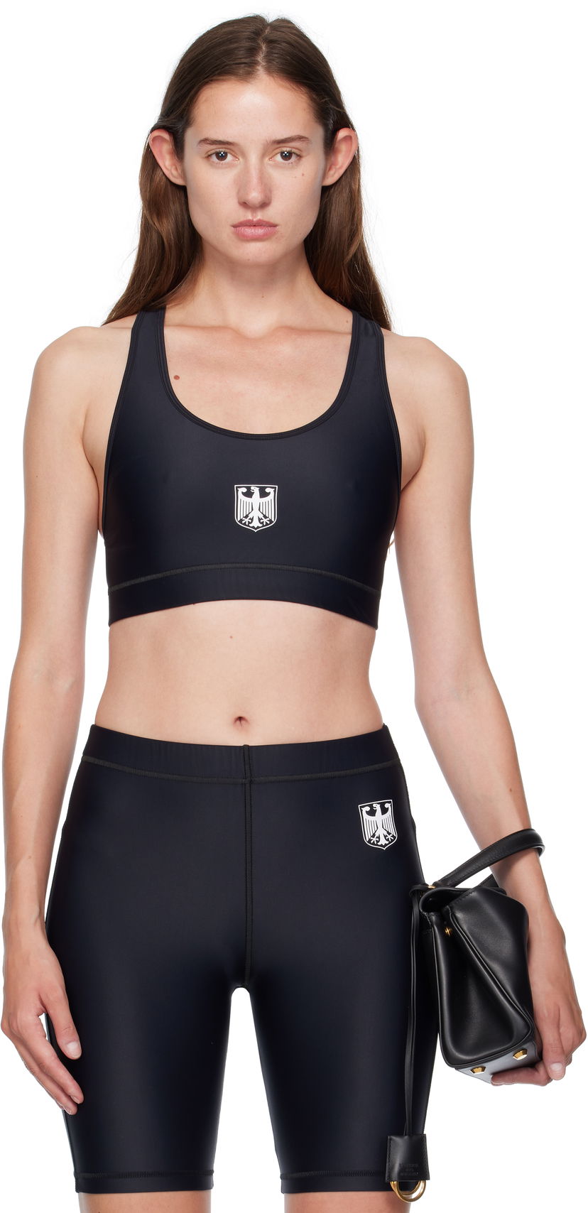 Grudnjak VETEMENTS VETEMENTS Eagle Sports Bra Crna | WH76BR350B