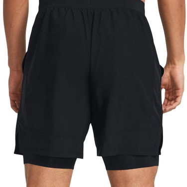 Kratke hlače Under Armour UA LAUNCH 7'' 2-IN-1 SHORTS-BLK Crna | 1382641-001, 1