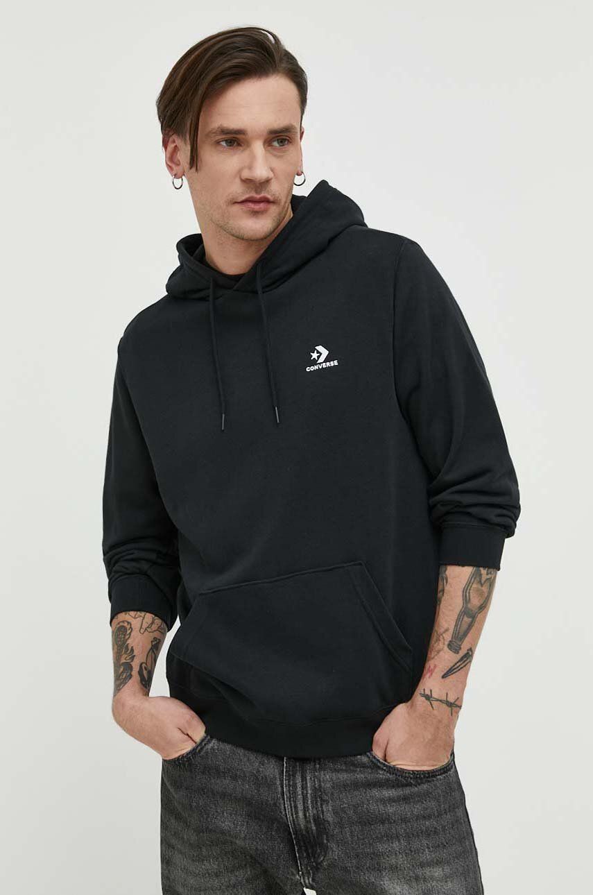Dukserice Converse Go-To Embroidered Star Chevron Pullover Hoodie Crna | 10023874.A01, 0