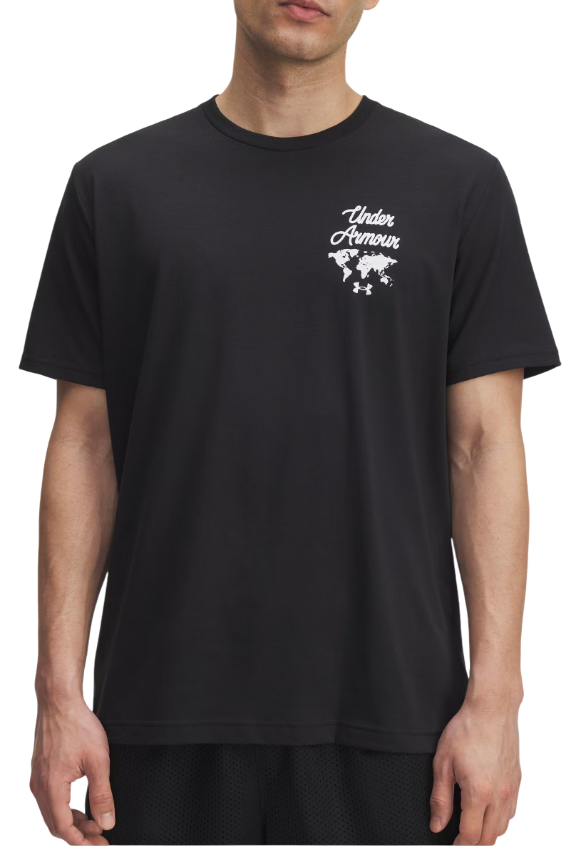 Majica kratkih rukava Under Armour T-Shirt World Map Sports Wordmark Crna | 6004143-001, 0