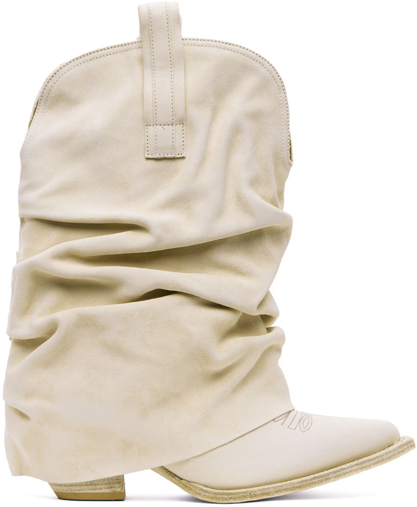 Odjeća R13 R13 Low Rider Cowboy Boots Bež | R13S0109-S130A