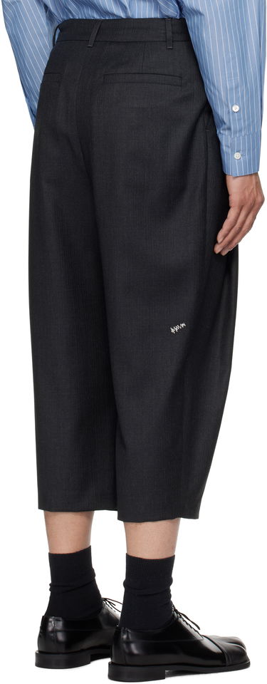 Hlače ADER ERROR ADER error Sig; Tag 01 Cropped Pleated Trousers Siva | BO42FYSA0101GR, 2