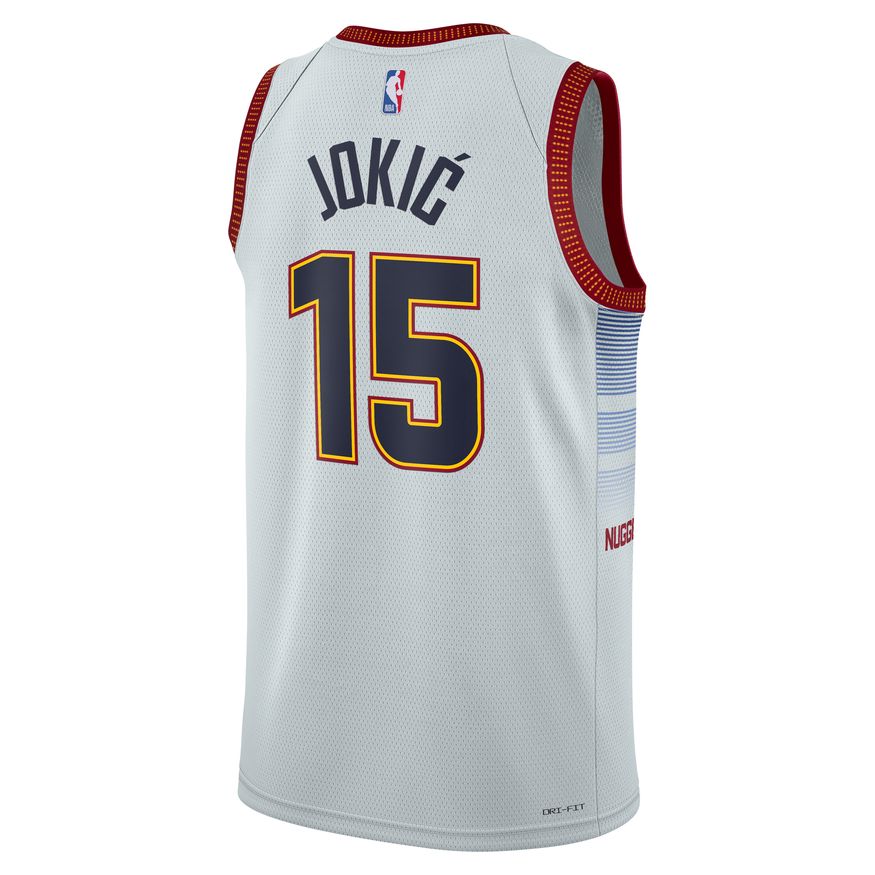 Dres Nike Dri-FIT NBA Nikola Jokic Denver Nuggets City Edition 2022 Swingman Jersey Bijela | DO9591-044, 1